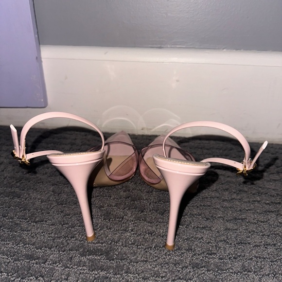 Gionvito Rossi Ribbon D’Orsey sling back heels